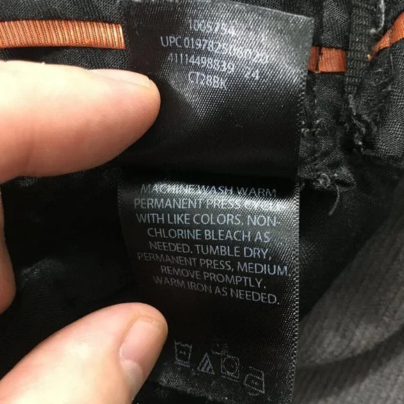 Haggar Mens 36 x 32 Charcoal Gray 100% Cotton Flat Front Straight Leg Pants - Picture 2 of 9